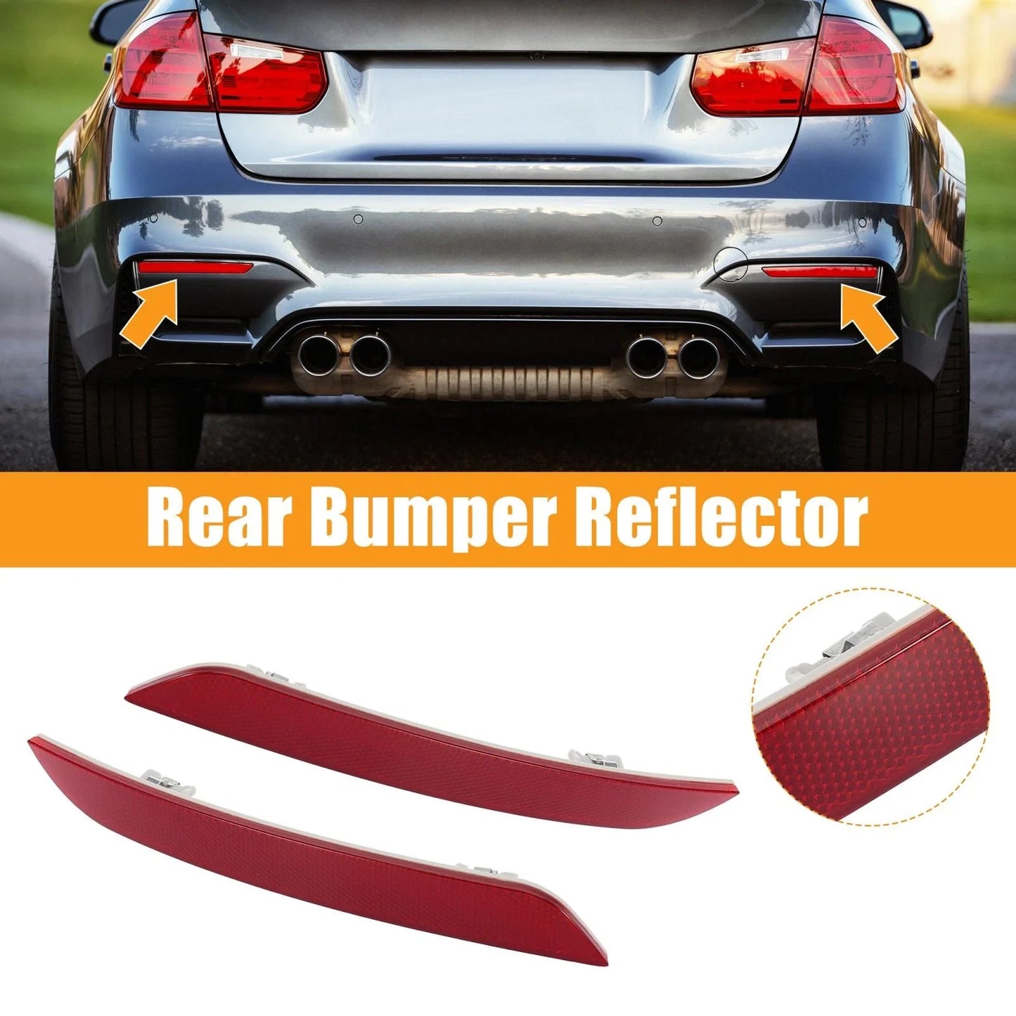 Rear Bumper Reflector Left Right for BMW 550i