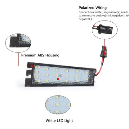 White LED License Plate Lamps  for Cadillac CTS (2003-2019)