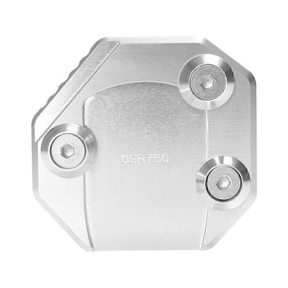 Kickstand Side Stand Pad for Suzuki GSR750 GSX-S1000 2011-2016 SILVER