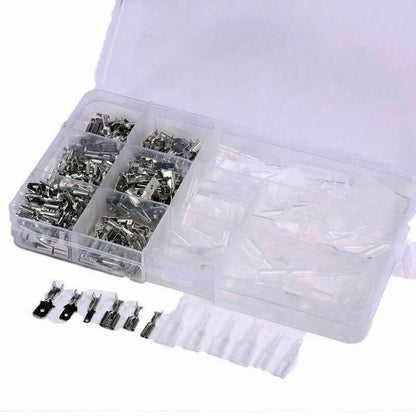 270pc Electrical Wire Crimp Connectors Male Female Spade Assortment