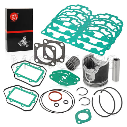 Pistons 82mm STD DUAL Ring Bearing Gasket for Ski-Doo GTX (2005–2007)