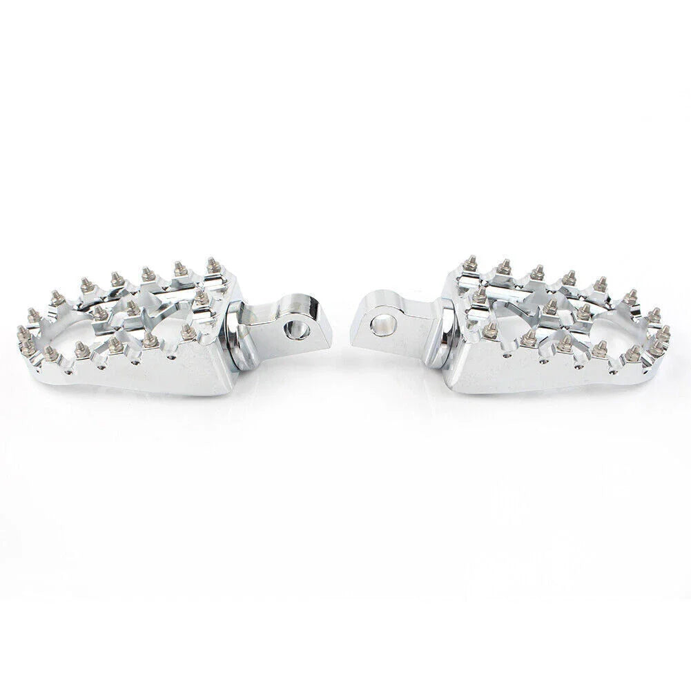 Wide Foot Pegs MX Style for Harley Dyna Sportster Iron 883 Fatboy