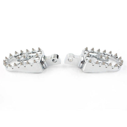 Wide Foot Pegs MX Style for Harley Dyna Sportster Iron 883 Fatboy
