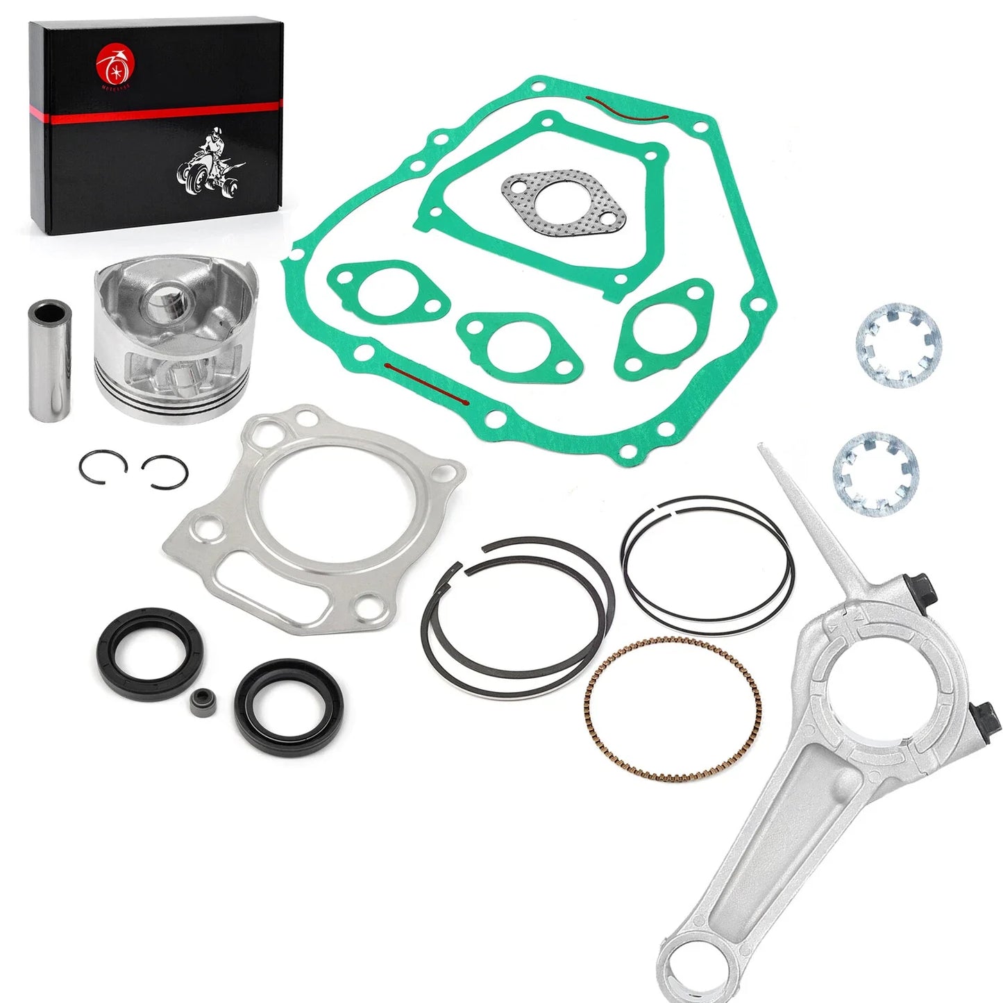 0.25mm Piston/Intake Exhaust Valve Gasket for Yamaha G16–G20 (1996–2010)