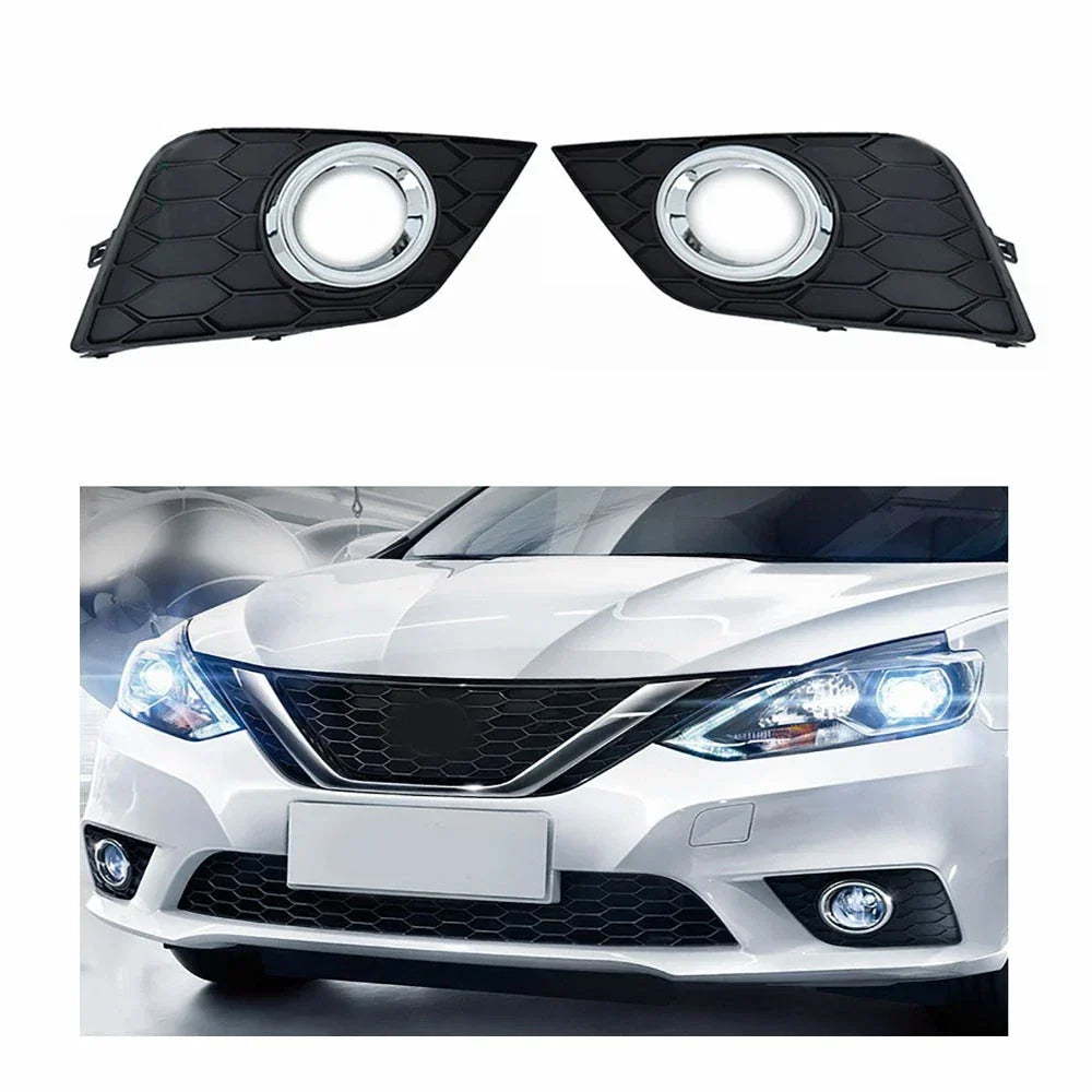 Fog Light Lamp Frame Covers for Nissan Sentra (2016-2019)