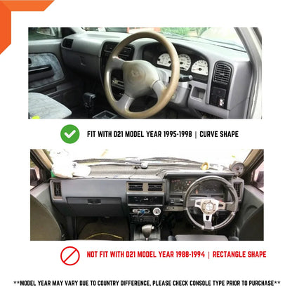 Dash Mat Carpet Cover for Nissan Navara D21 (1997-2001)