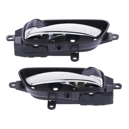Door Handle Inner 2 x Chrome FrontRear LeftRight for Nissan Altima (2013–2017)
