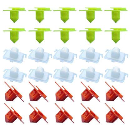 30 Pcs Rocker Moulding Clips for Toyota