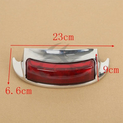 Rear Fender Tip Brake Light Red Lens for Harley Touring FLHTCUL FLHTK (09-16)