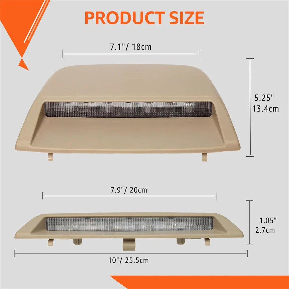 Beige High Mount 3rd Brake Lamp for Nissan Altima Sedan (2013-2018)