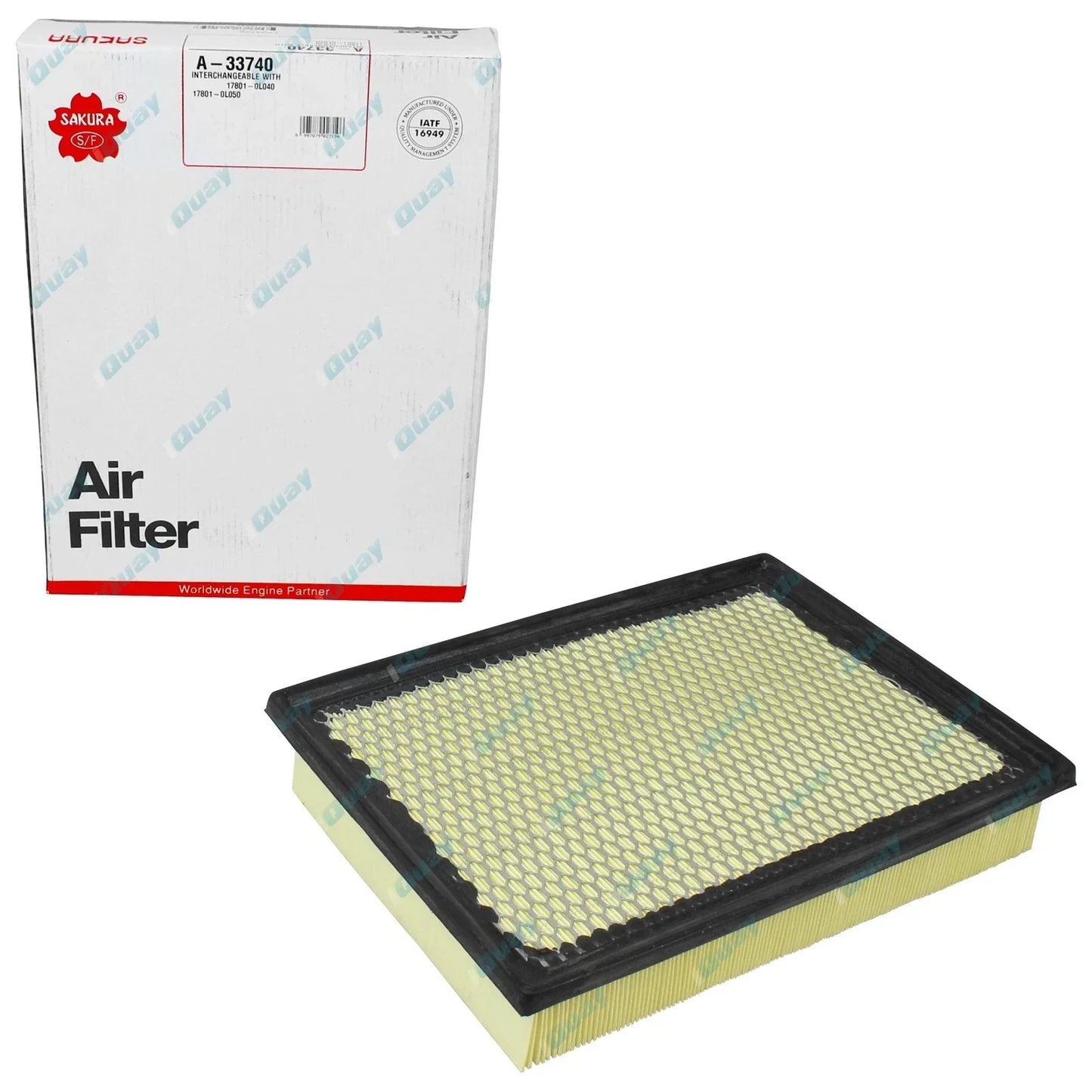 Air Filter Cleaner for Hilux TGN121 4cyl 2TR-FE 2.7L Engine 2015~2019