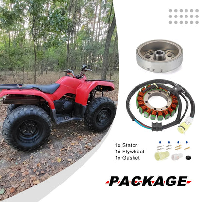 Stator & Flywheel & Gasket for Yamaha Grizzly 350 YFM350 4x4 (2007–2014)