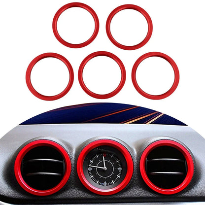 5PCS Air Conditioner Outlet Vent Ring Cover Trim for Suzuki Vitara (2015–2020)