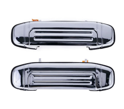 Door Handle Outer 2 x Chrome Front Left+Right for Mitsubishi Pajero (1991–2000)