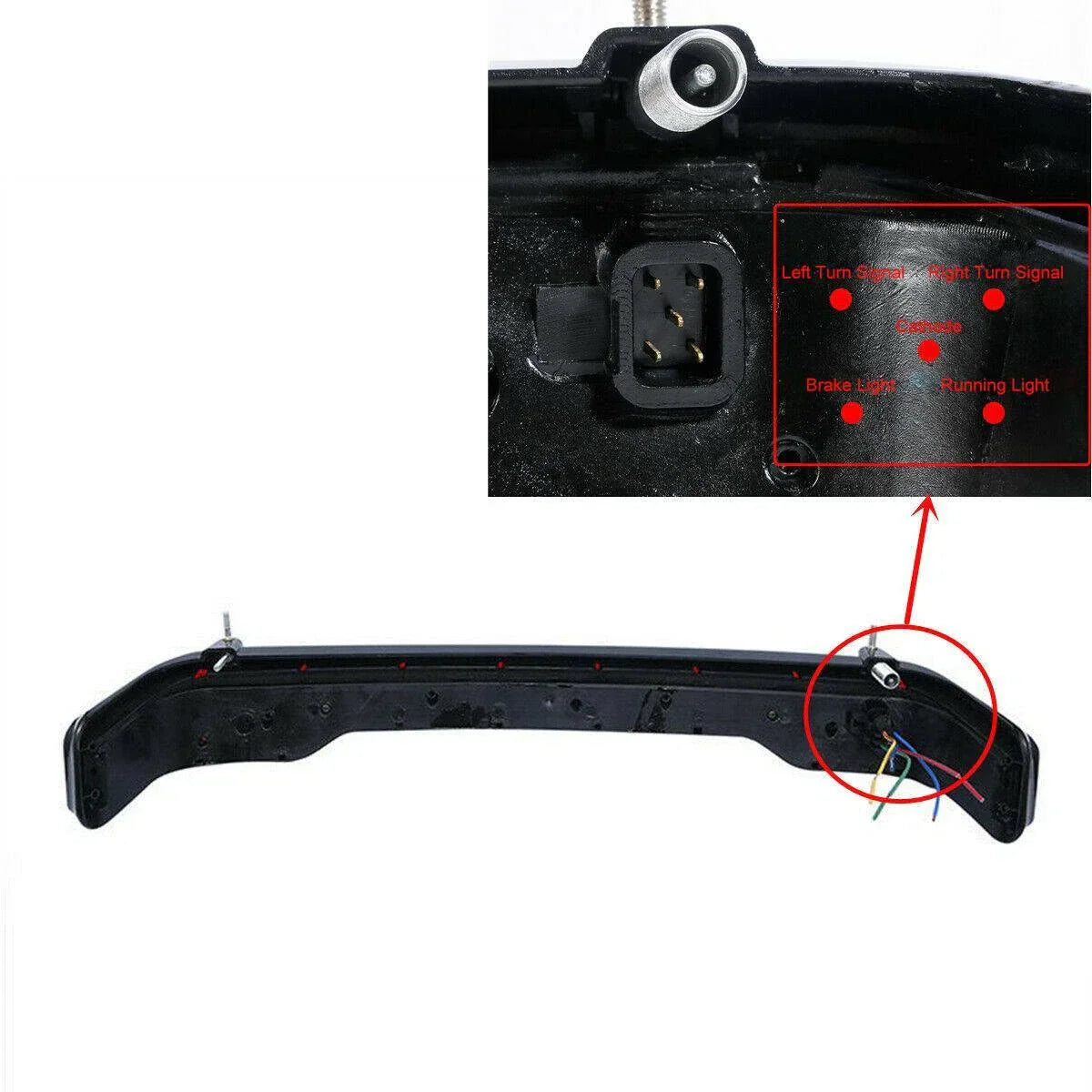King LED Brake Light w/ Side Marker for Harley Electra Glide (2014 - 2025)