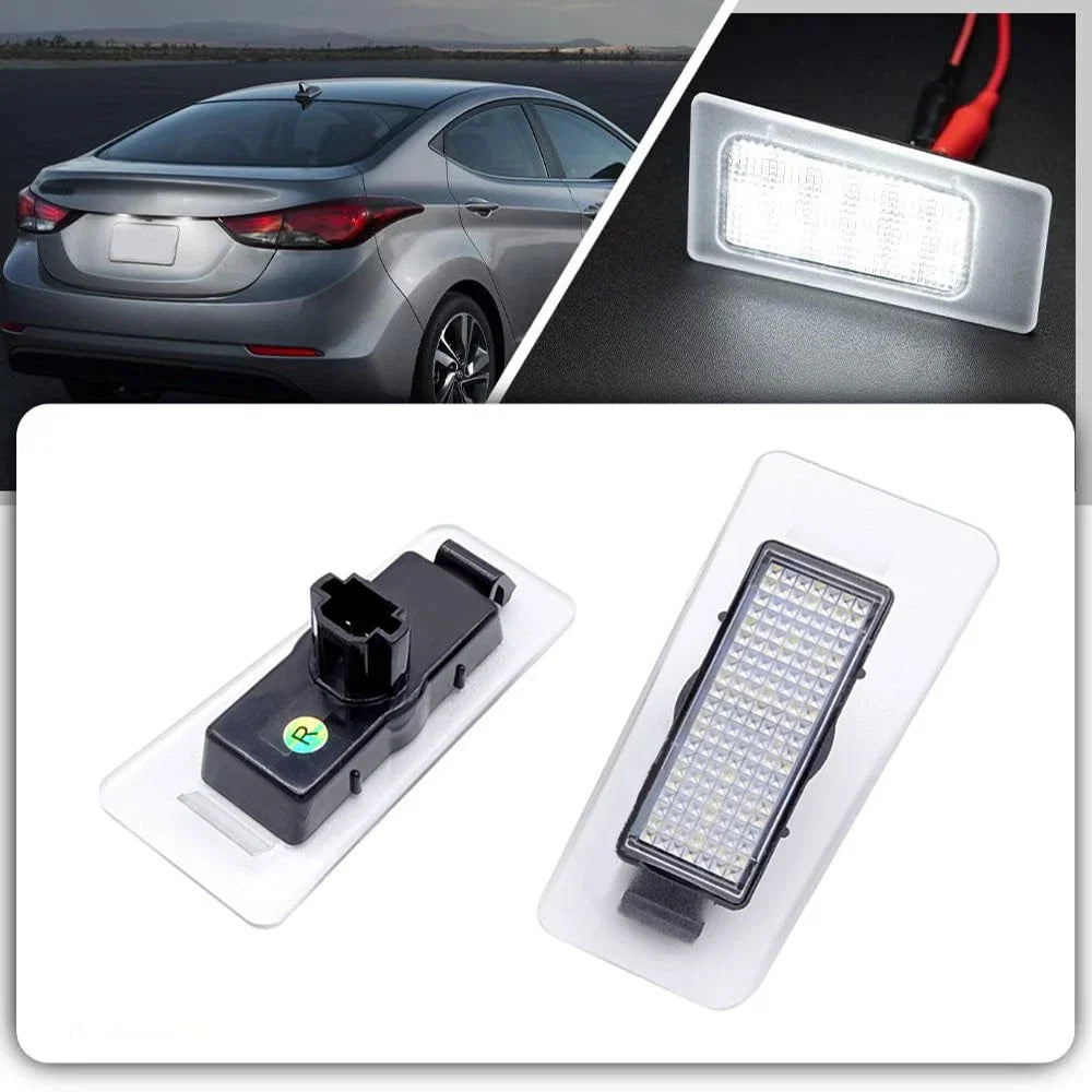 LED License Plate Lights for Hyundai Elantra, Kia Forte (2011-2020)