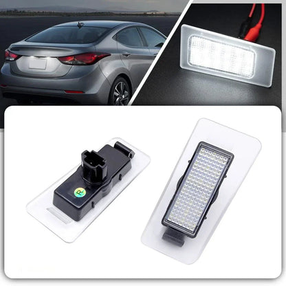 LED License Plate Lights for Hyundai Elantra, Kia Forte (2011-2020)
