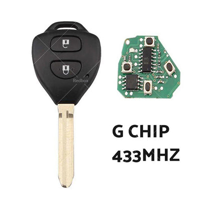 Car Remote Key for Toyota Hilux, Yaris, Corolla (2009-2015)