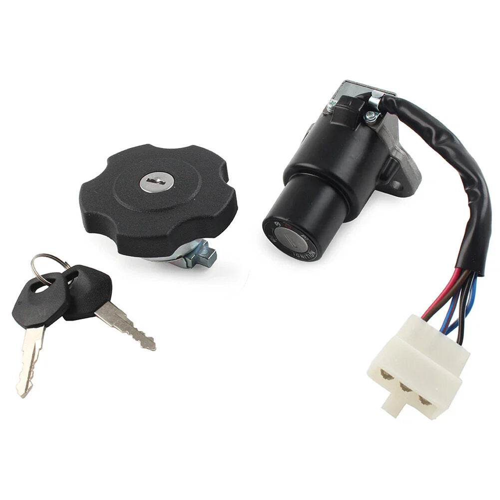 Yamaha RZ125 RZ250 RZ350 Motorcycle Fuel Cap Ignition Switch Lock Key Set