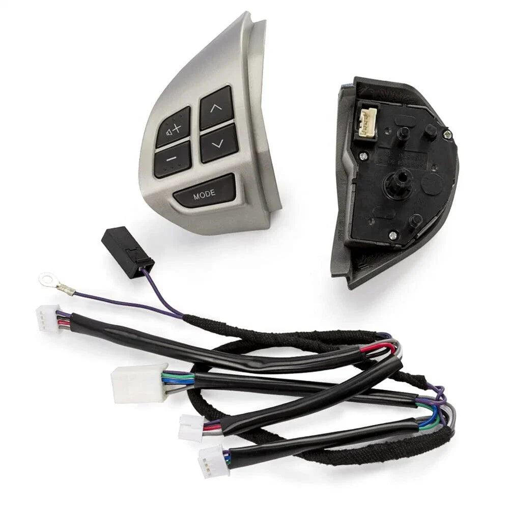 Steering Wheel Switch Buttons Silver for Mitsubishi Outlander (2003-2023)