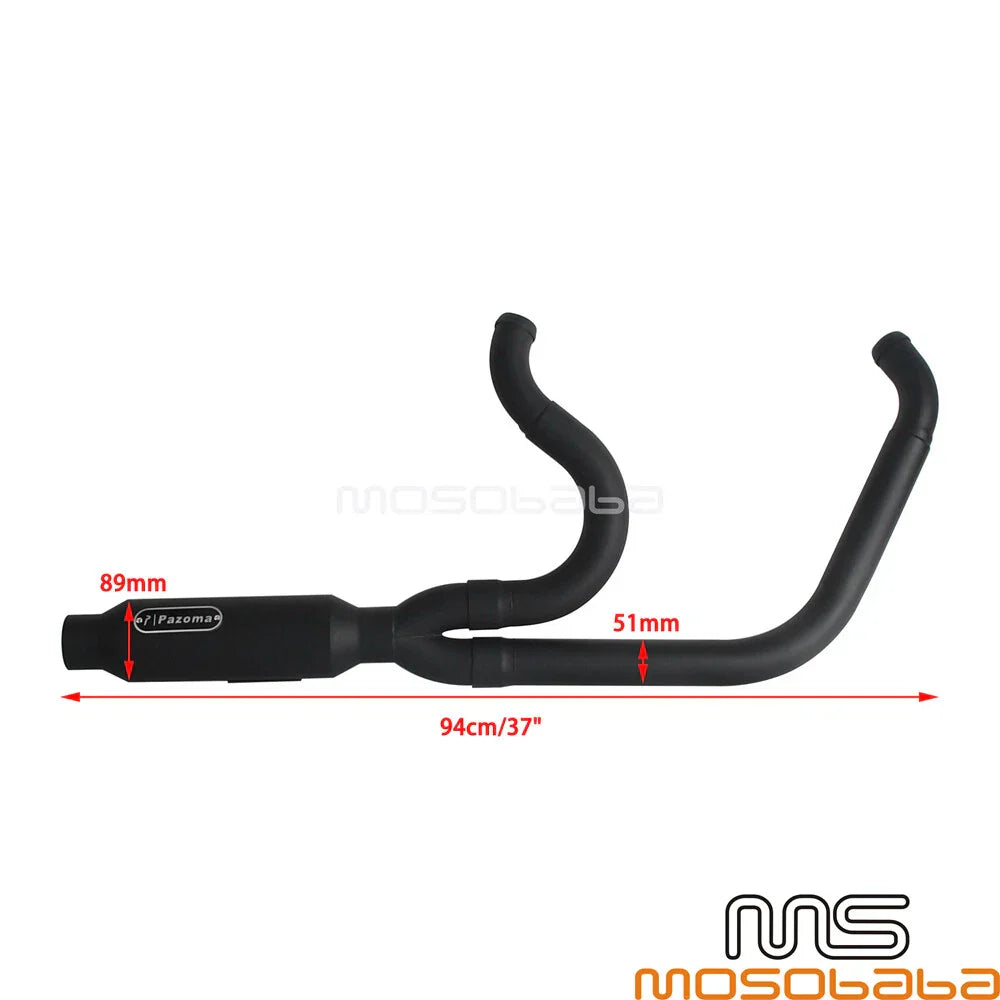 Exhaust System Muffler Kit for Harley Softail Street Bob Low Rider (2018-2023)