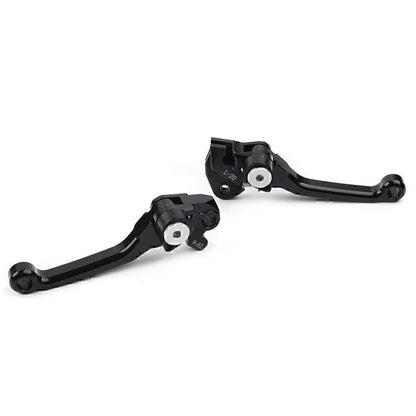 Black CNC Aluminum Brake Clutch Levers for RMZ450 (2005-2022) - 1 Pair