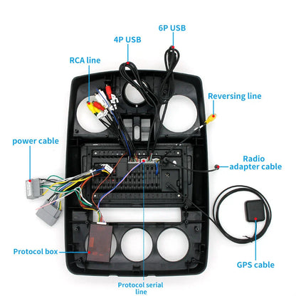 9" 4+32G Car Stereo Radio GPS Navigation for Chrysler PT Cruiser (2006-2010)