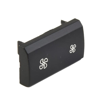 Fan Button for Car A/C Heater Controls Black Plastic Panel