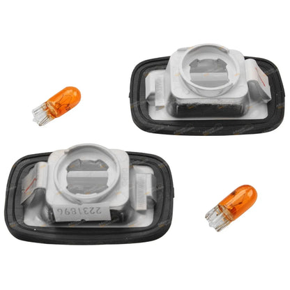 Clear Side Indicator Repeaters / Flashers for Hilux KZN165 LN147 LN167 LN172