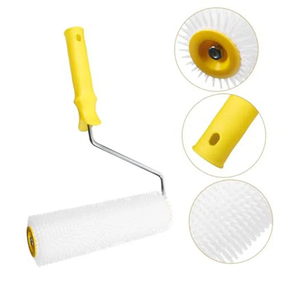 Self-Leveling Screed Roller Brush, Spiked, for Optimal Results