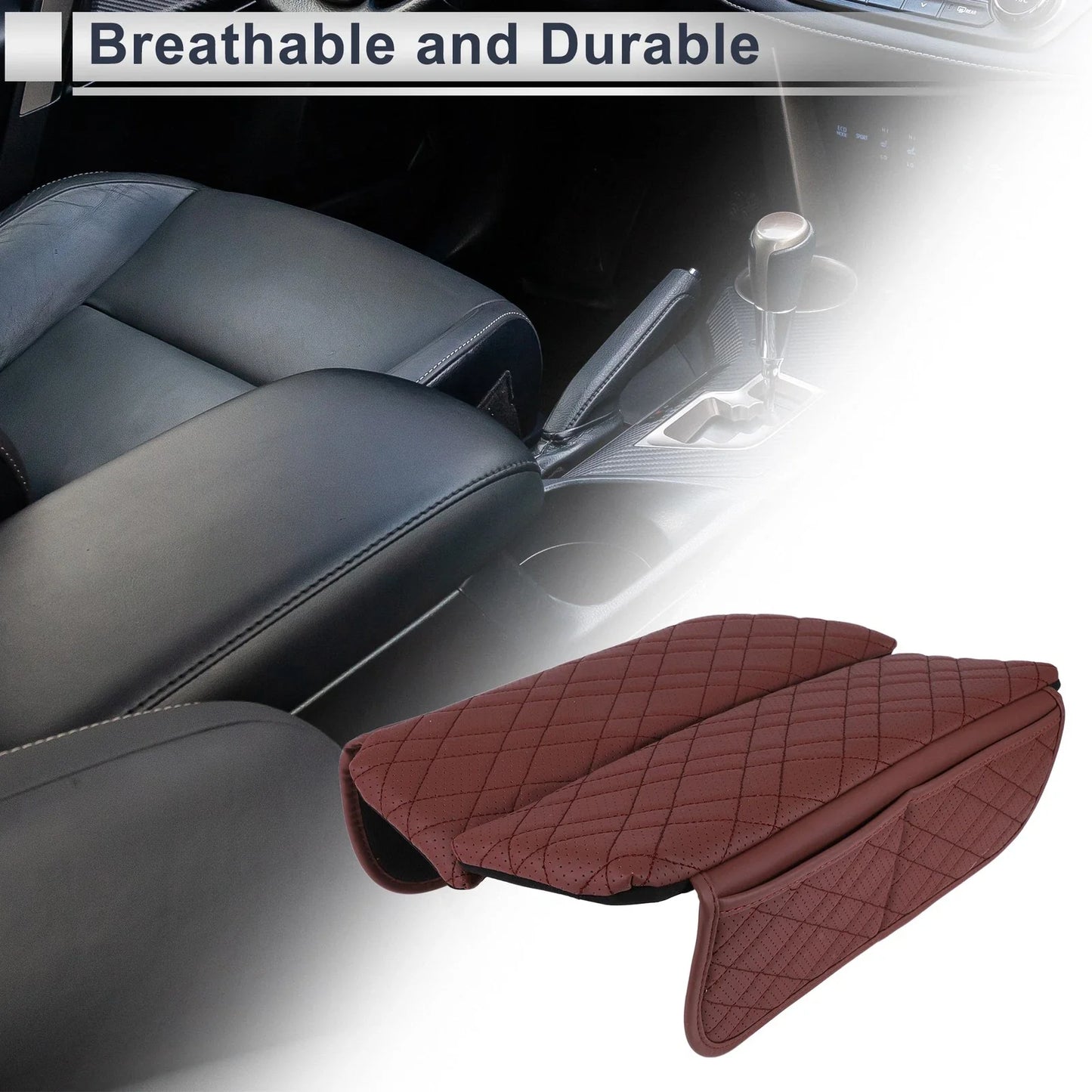Center Console Cover Storage Bag Red for BMW 5 Series (2018 - 2023) 1 Pair