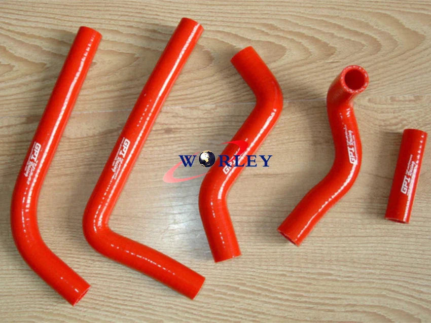 Silicone Radiator Hose for Suzuki RMZ450 2008-2014 - Red