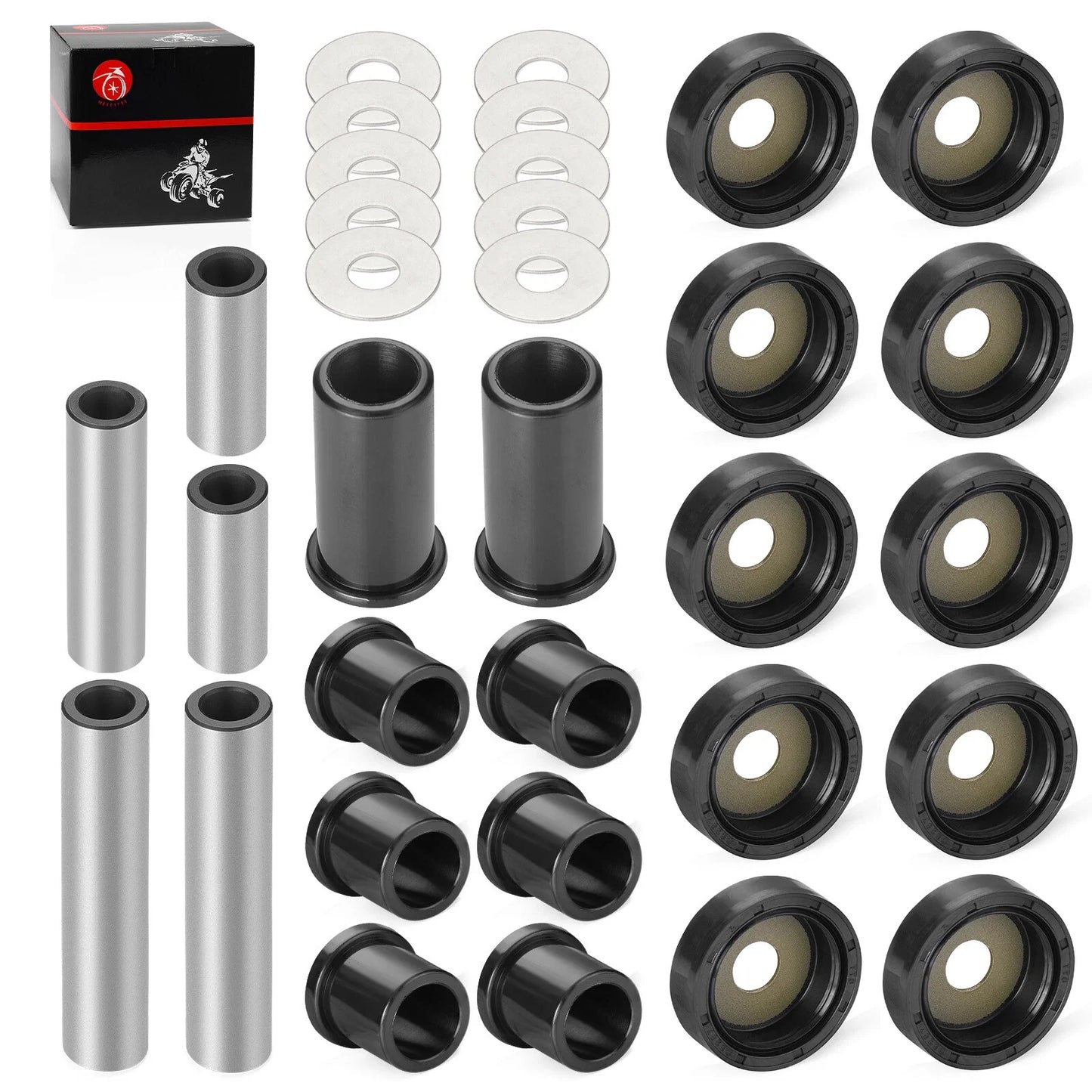 Rear A-Arm Suspension Bushing Rebuild Kit for Suzuki KingQuad 700 LT-A700X (2005–2007)