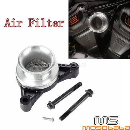Air Filter Cleaner w/ Mount Kits for Harley Nightster 975 (2022-2023)