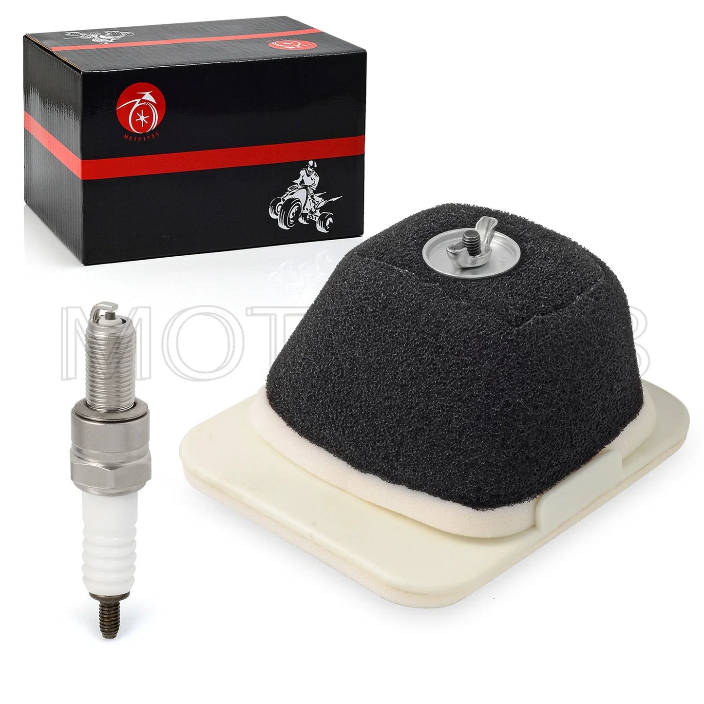 Air Filter Element and Spark Plug for YAMAHA TTR125 TTR-125 E L LE (2000–2024)
