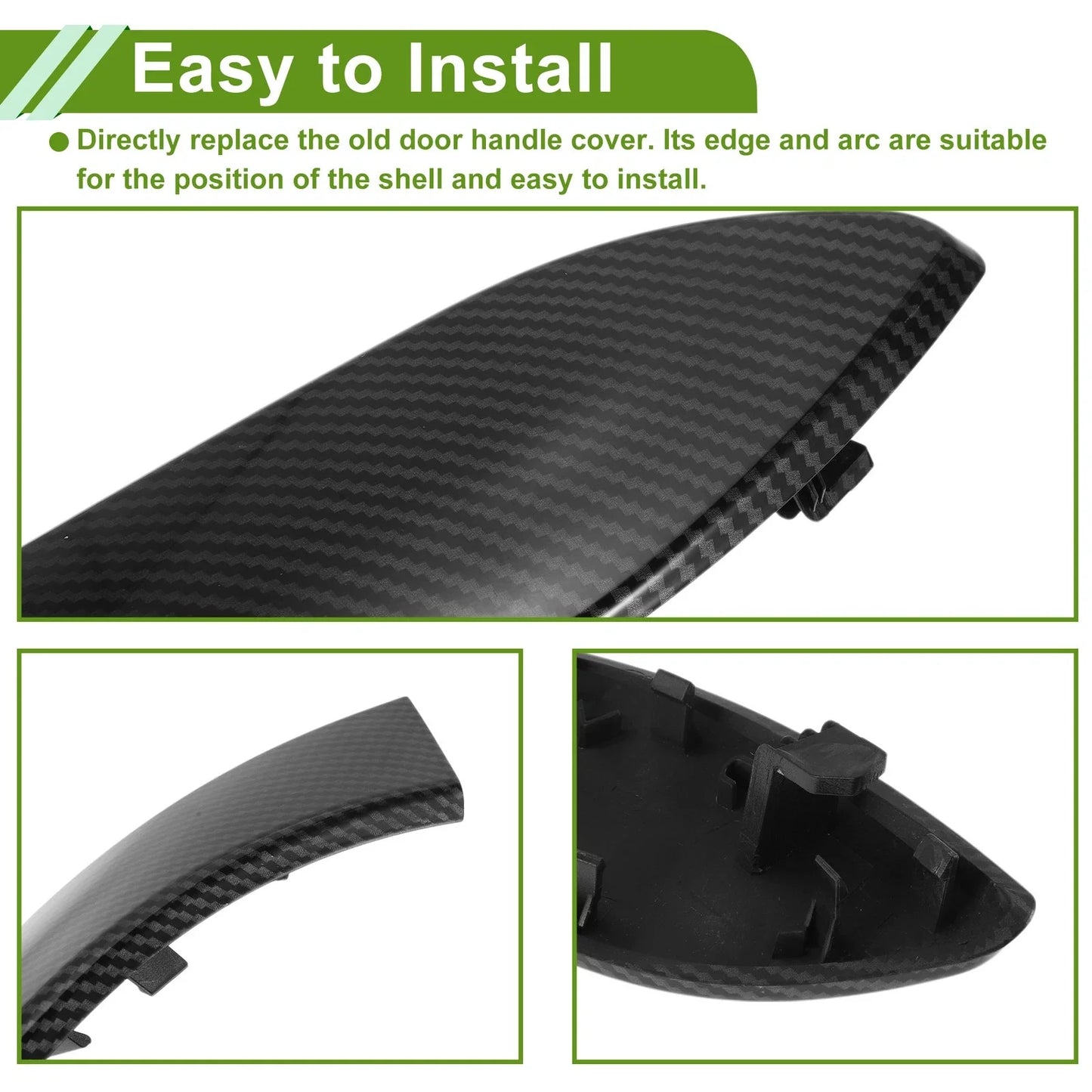 Door Panel Handle Pull Trim Cover ABS for BMW 3 Series (2012 - 2018)