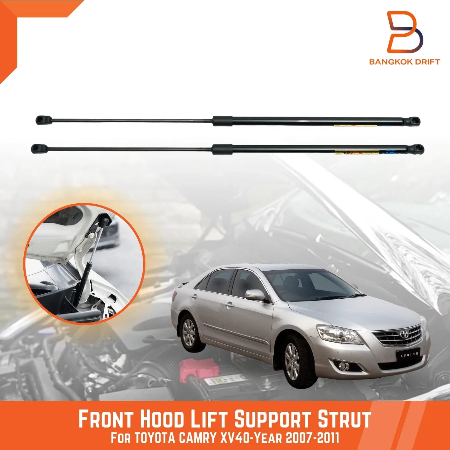 Hood Lift Support Gas Strut for Toyota Camry Aurion XV40 (2007-2011)