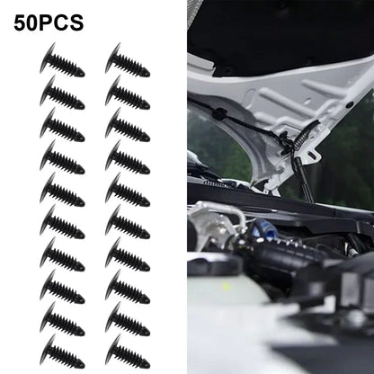 Fastener 50x Black Bumper Fender Clip Accessories for Nissan