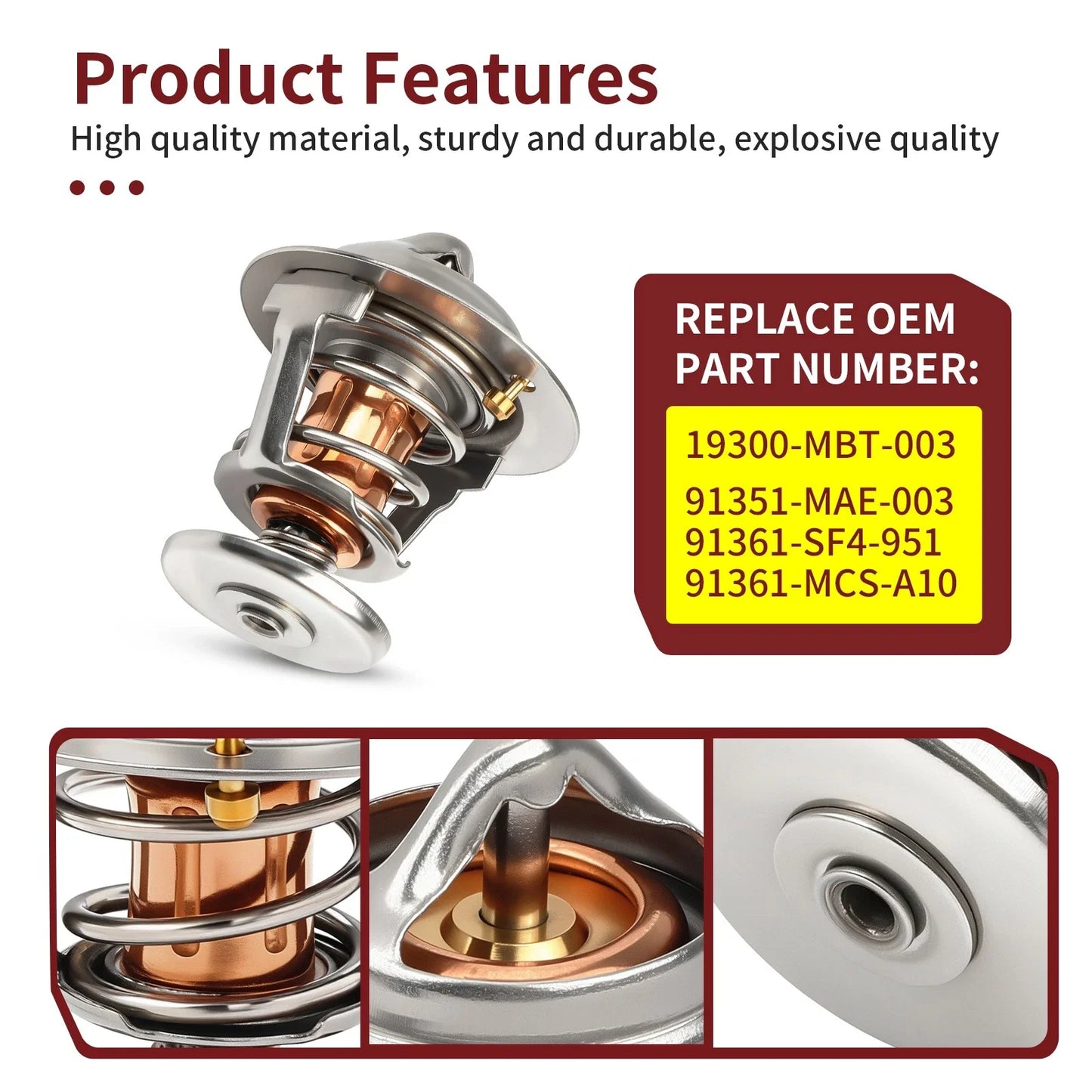 Thermostat & O-Ring for Honda RVT1000R RC51 ST1300 CTX1300