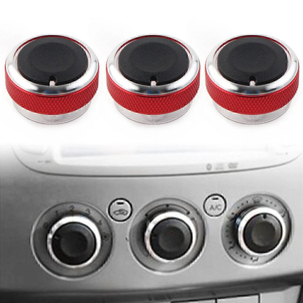 3 x ABS Air Conditioner Switch Knobs for Ford Focus Mondeo C-Max (2005-2018)
