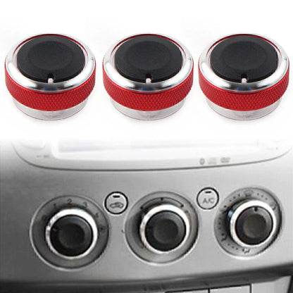 3 x ABS Air Conditioner Switch Knobs for Ford Focus Mondeo C-Max (2005-2018)