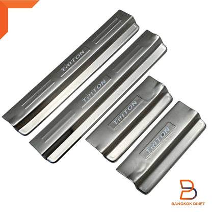 Stainless Steel LED Scuff Plates for Mitsubishi Triton MQ (2015-2020)