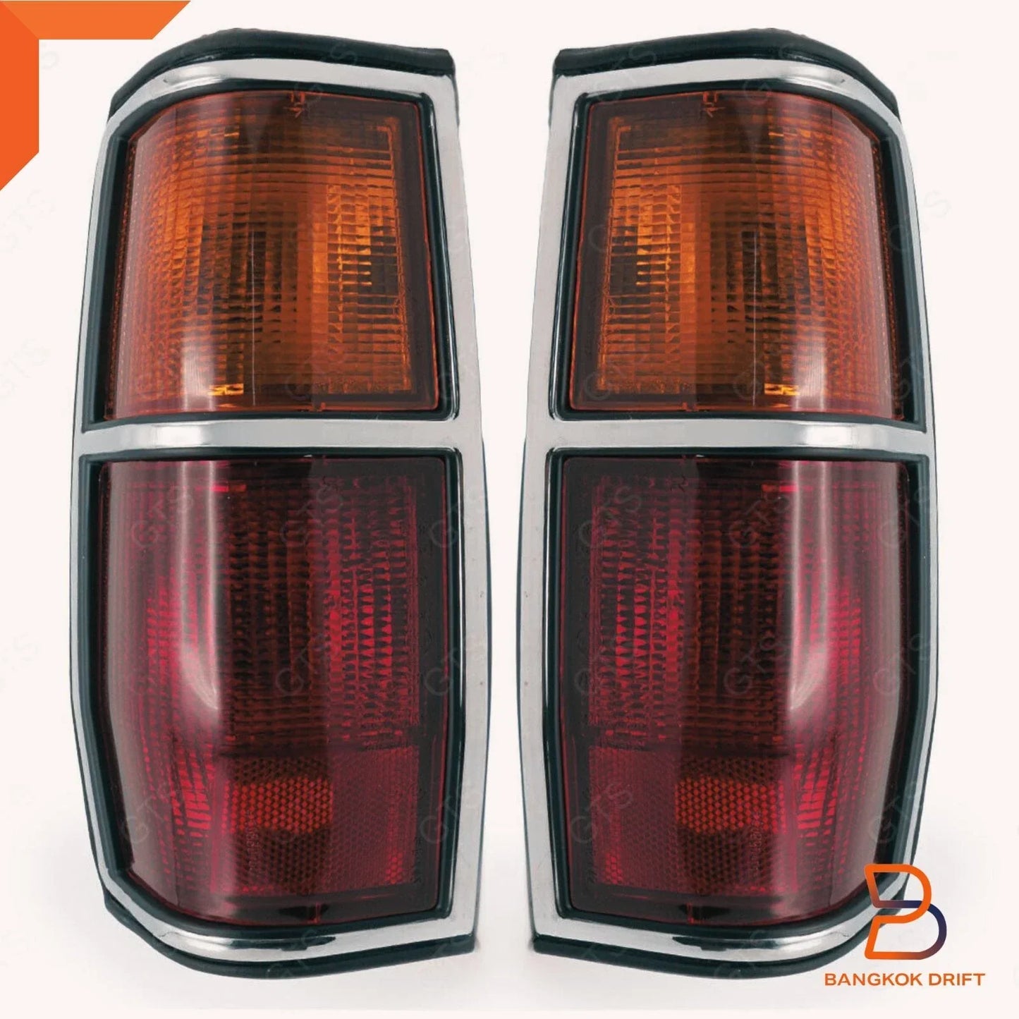 Chrome Trim Tail Lights for Nissan Datsun 720 UTE (1980-1986)
