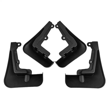 4 x Black Mudguard Covers for Kia EV6 (2022-2024)