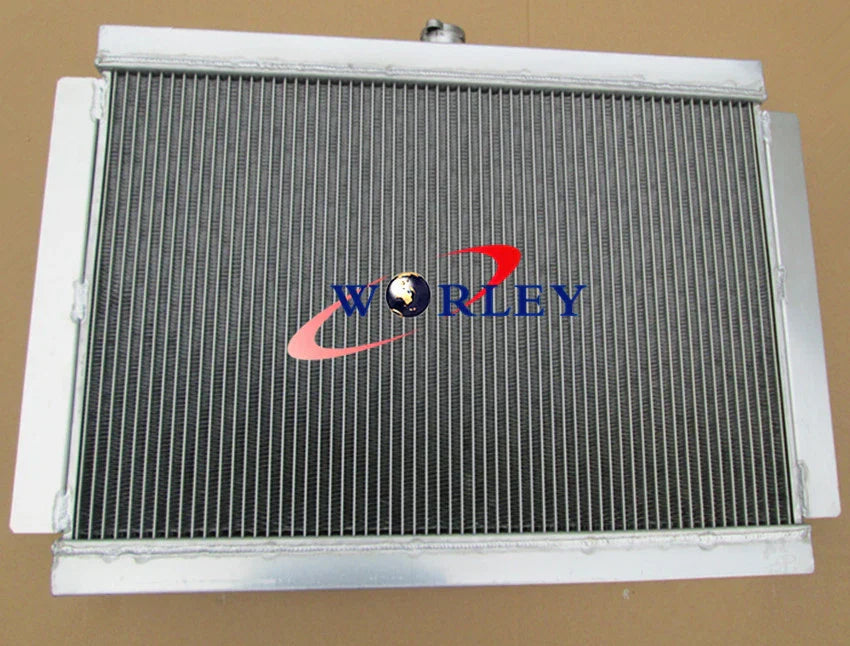 3 Row Aluminum Radiator + Fans for Nissan Datsun 280Z 280ZX (1975-1983)