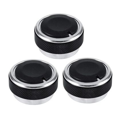 3 x Switch Knob Heater Climate Control Button A/C for Ford Focus Mondeo Fusion