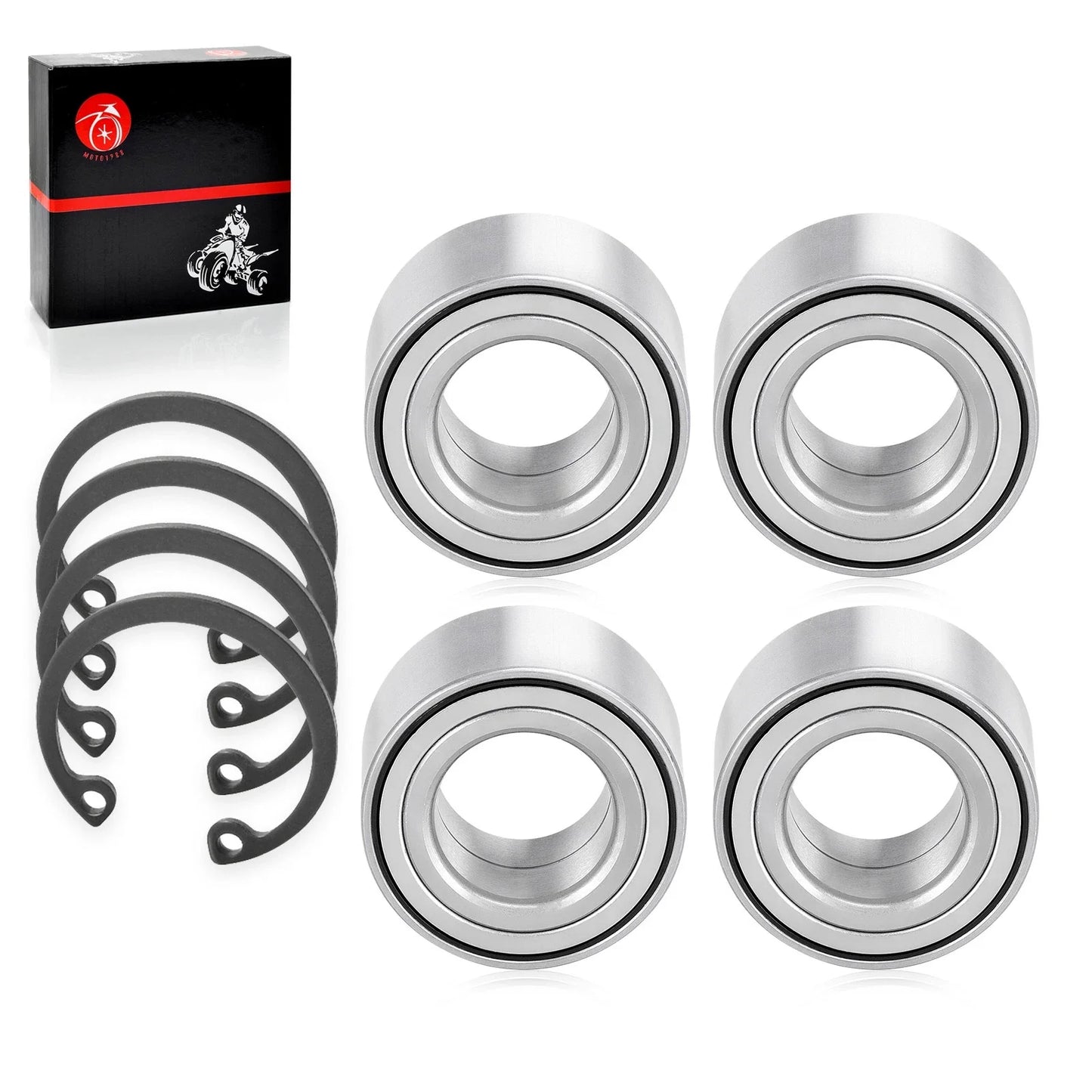 Rear Wheel Bearing + Circlip for Honda Pioneer 700 & 700-4 (2015–2024)