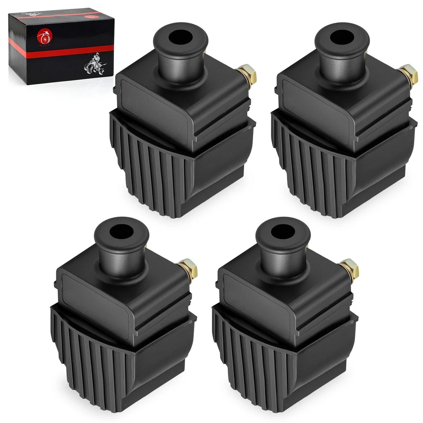 4PCS Ignition Coil for Mercury & Mariner 40HP-140HP (1998–2006)