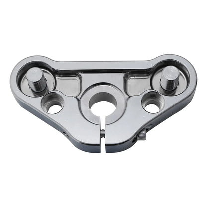 Chrome Triple Tree Top Clamp for Harley Cross Bones FLSTSB (2008-2011)