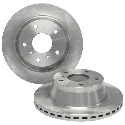 2 x Front Disc Rotors + Brake Pads V6 for Toyota Lexcen VR VS (1993–1997)